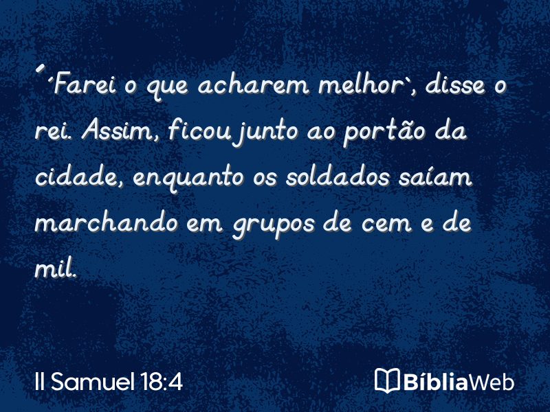 II Samuel 18:4 em imagem para compartilhar