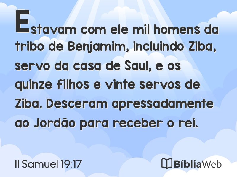 II Samuel 19:17 em imagem para compartilhar