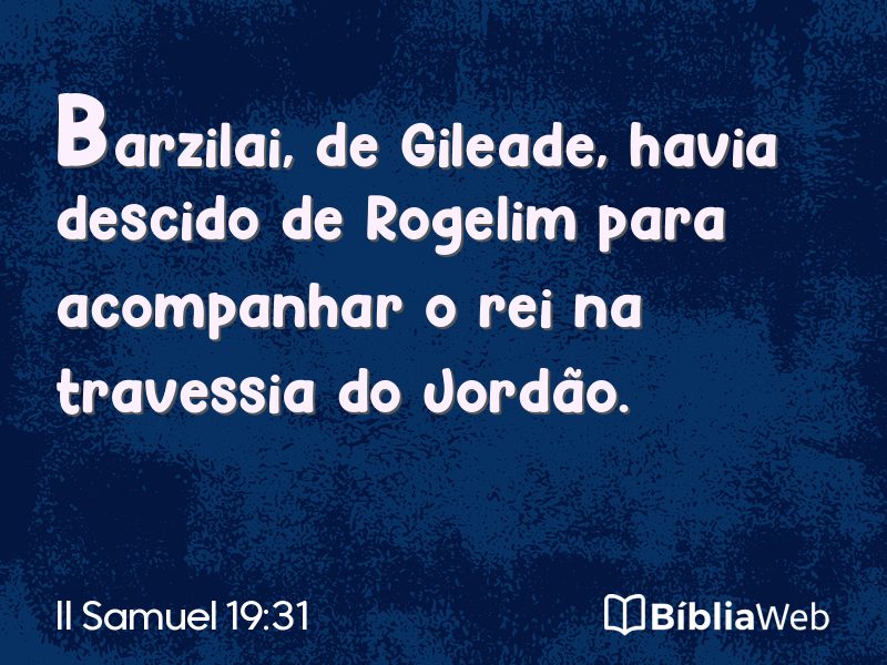 II Samuel 19:31 em imagem para compartilhar
