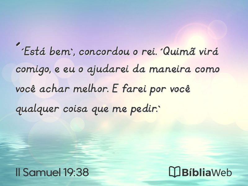 II Samuel 19:38 em imagem para compartilhar