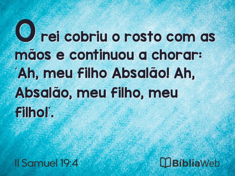 II Samuel 19:4 em imagem para compartilhar