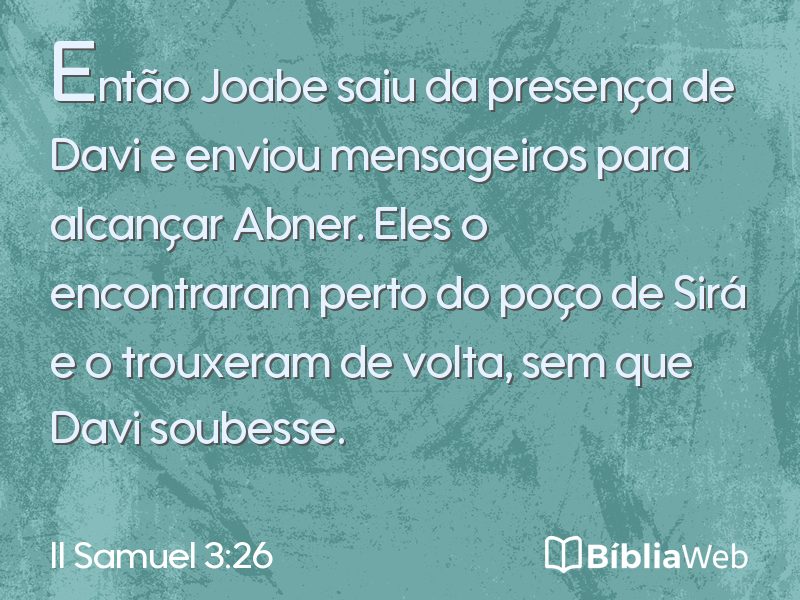 II Samuel 3:26 em imagem para compartilhar