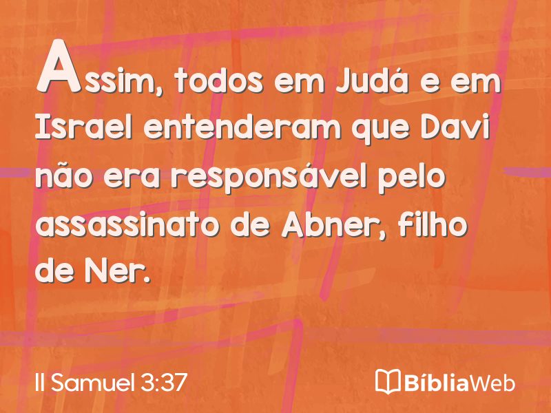 II Samuel 3:37 em imagem para compartilhar