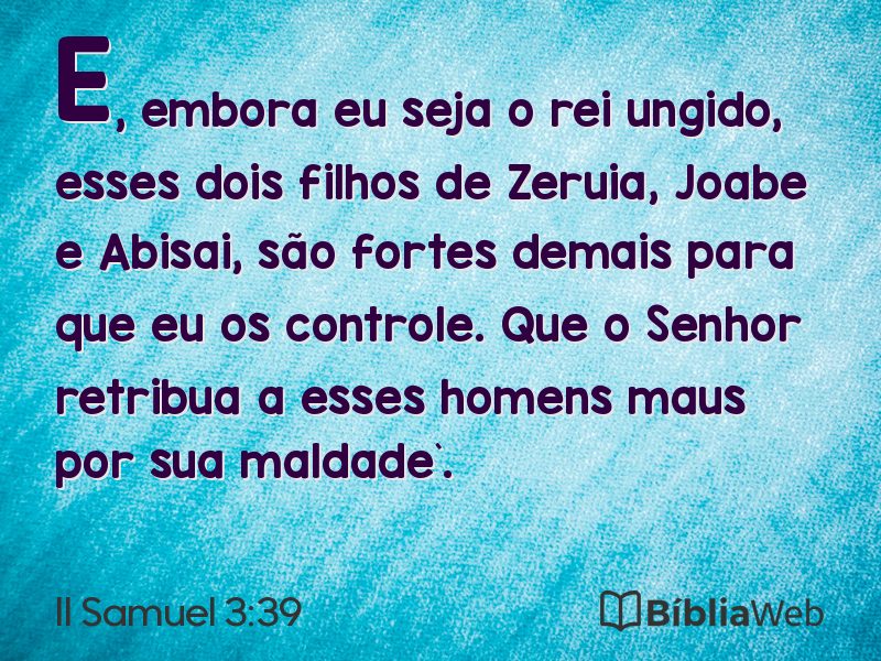 II Samuel 3:39 em imagem para compartilhar