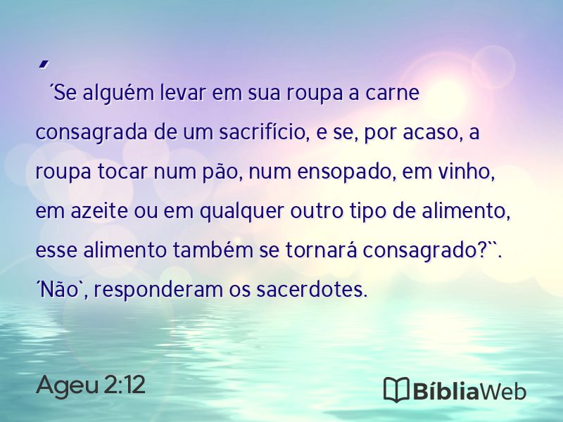 Ageu 2:12 em imagem para compartilhar
