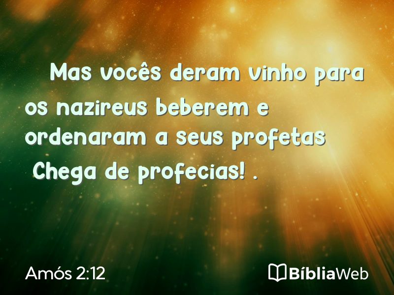 Amós 2:12 em imagem para compartilhar