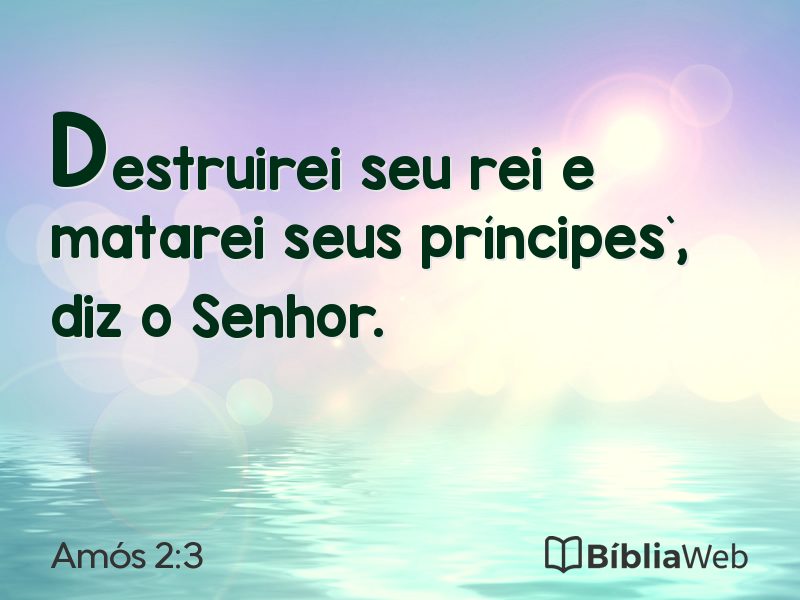 Amós 2:3 em imagem para compartilhar