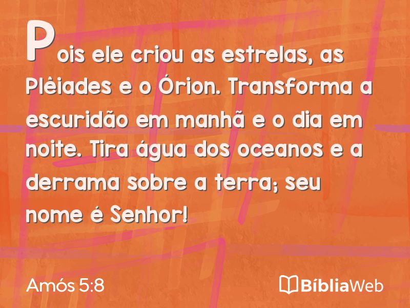 Amós 5:8 em imagem para compartilhar