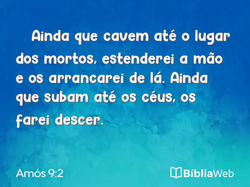 Amós 9:2 em imagem para compartilhar