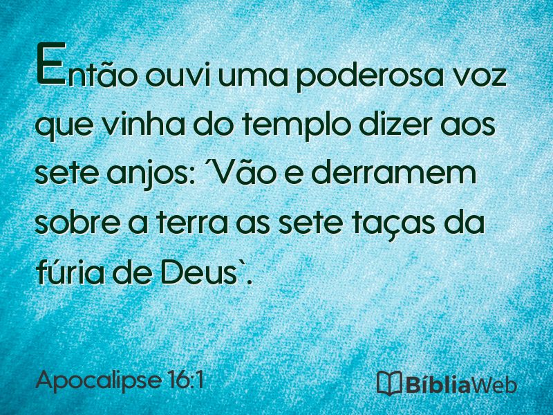 Apocalipse 16:1 em imagem para compartilhar