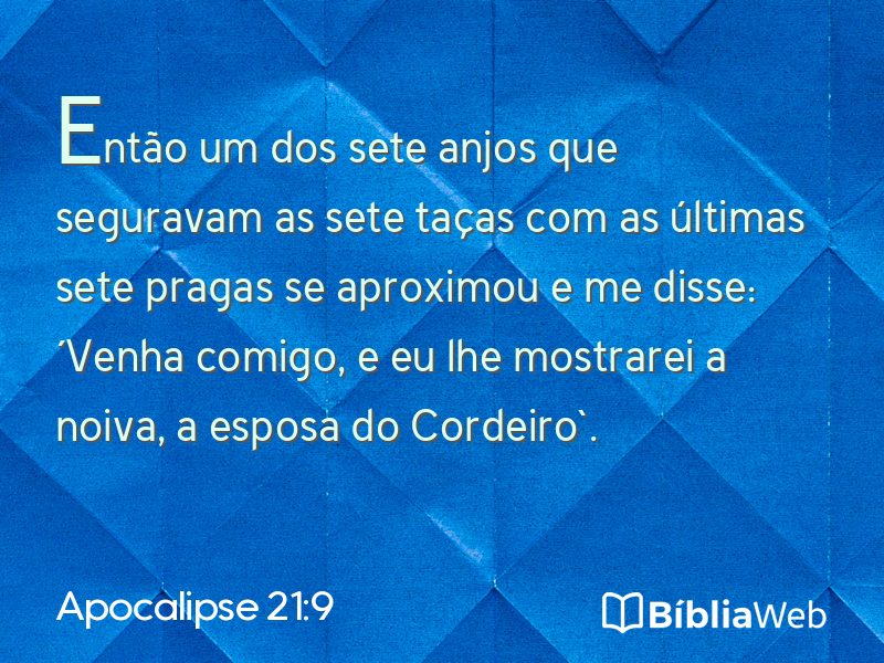 Apocalipse 21:9 em imagem para compartilhar