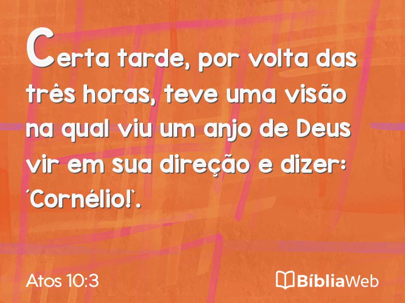 Atos 10:3 em imagem para compartilhar