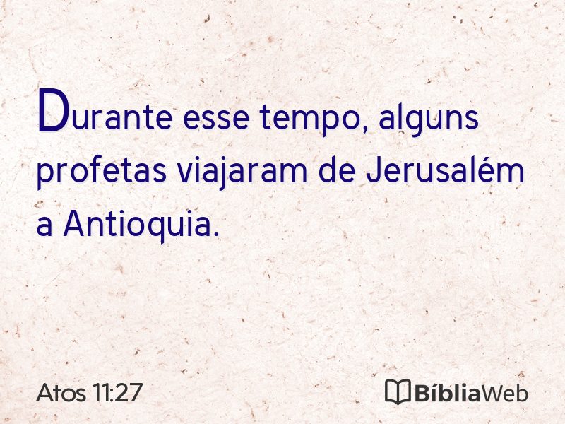 Atos 11:27 em imagem para compartilhar