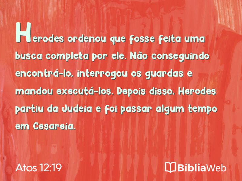 Atos 12:19 em imagem para compartilhar