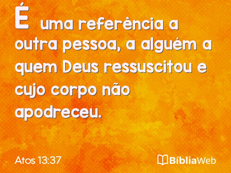 Atos 13:37 em imagem para compartilhar