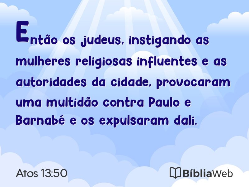 Atos 13:50 em imagem para compartilhar