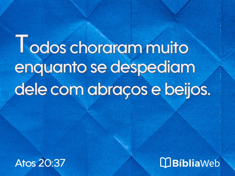Atos 20:37 em imagem para compartilhar