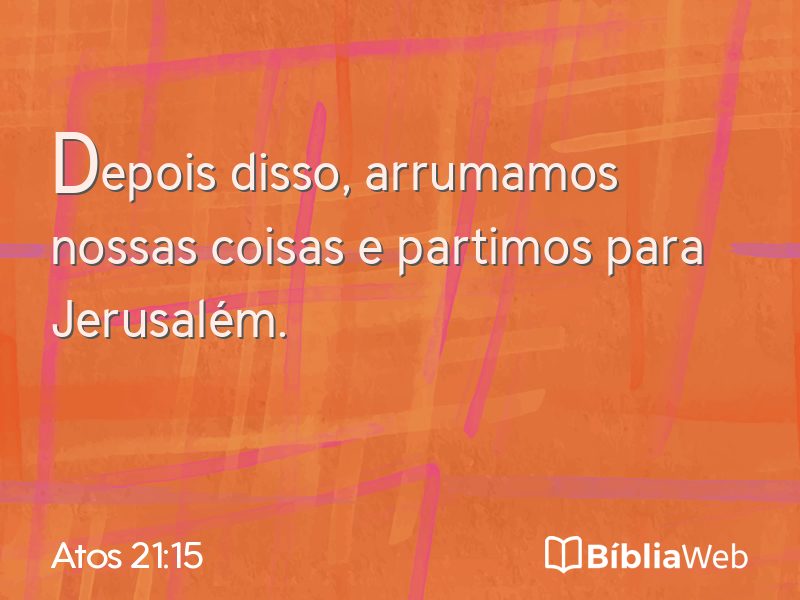 Atos 21:15 em imagem para compartilhar