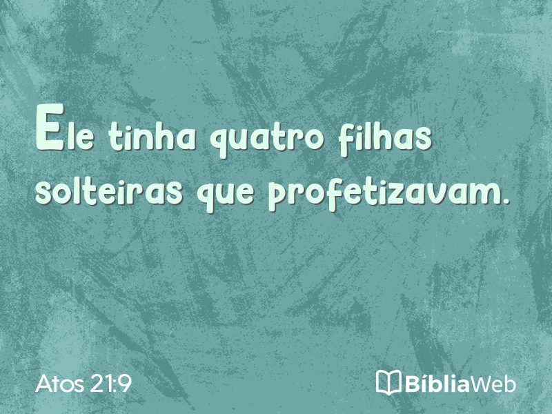 Atos 21:9 em imagem para compartilhar
