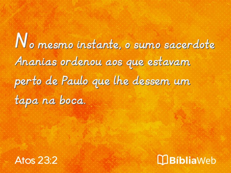 Atos 23:2 em imagem para compartilhar