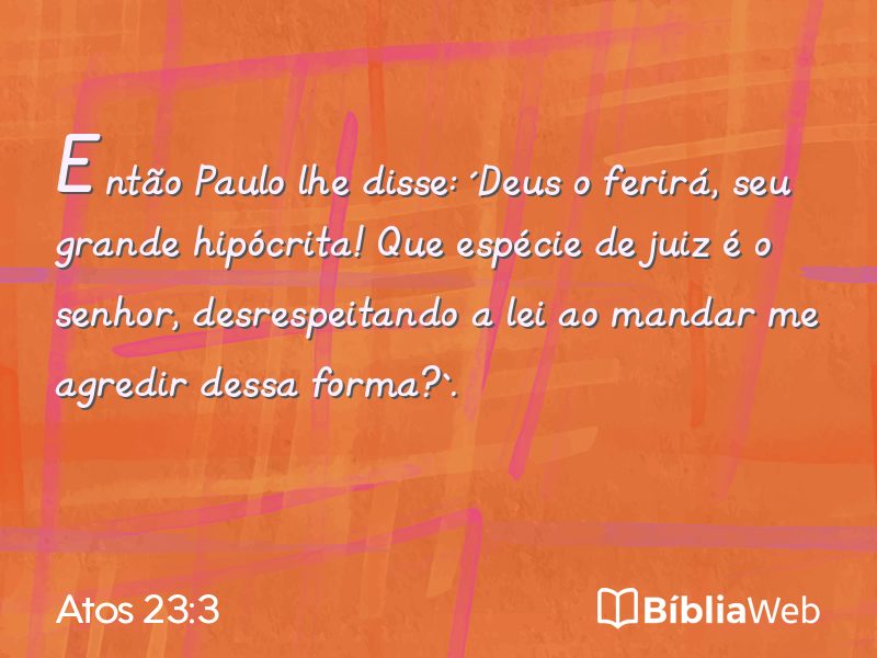 Atos 23:3 em imagem para compartilhar