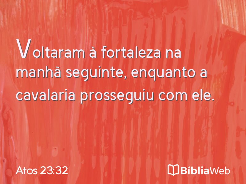 Atos 23:32 em imagem para compartilhar