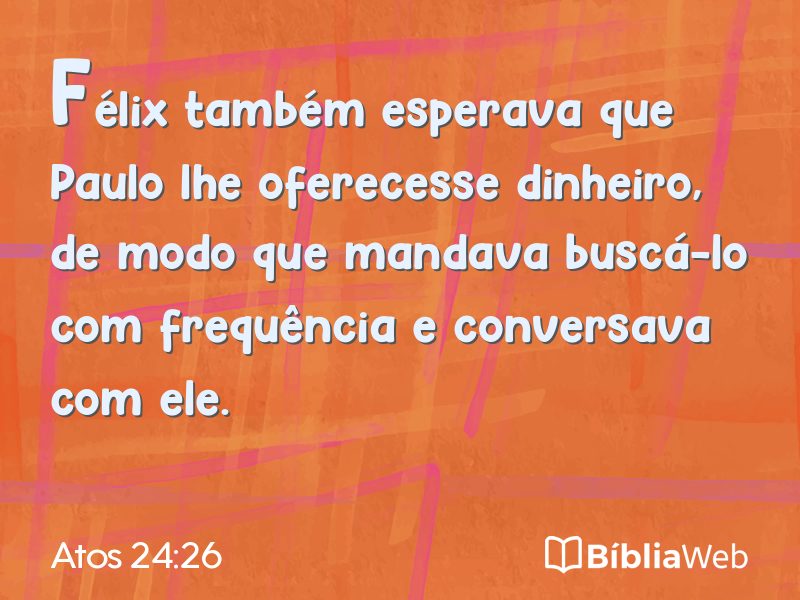 Atos 24:26 em imagem para compartilhar