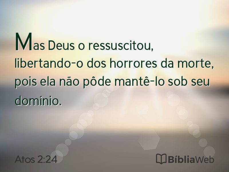 Atos 2:24 em imagem para compartilhar