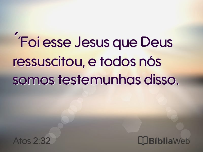 Atos 2:32 em imagem para compartilhar