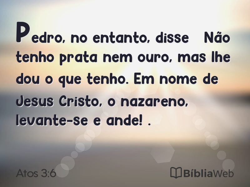 Atos 3:6 em imagem para compartilhar