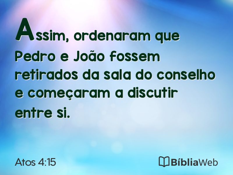 Atos 4:15 em imagem para compartilhar