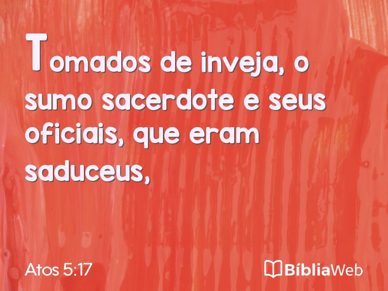 Atos 5:17 em imagem para compartilhar