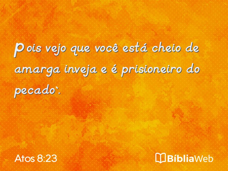 Atos 8:23 em imagem para compartilhar