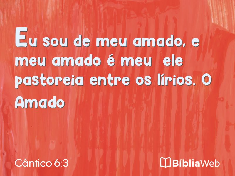 Cântico 6:3 em imagem para compartilhar