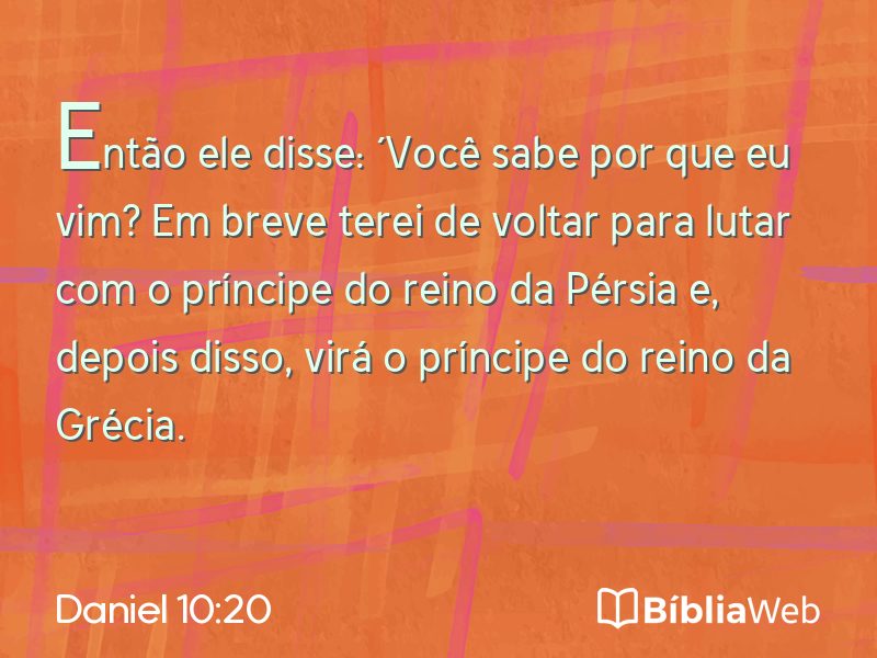 Daniel 10:20 em imagem para compartilhar