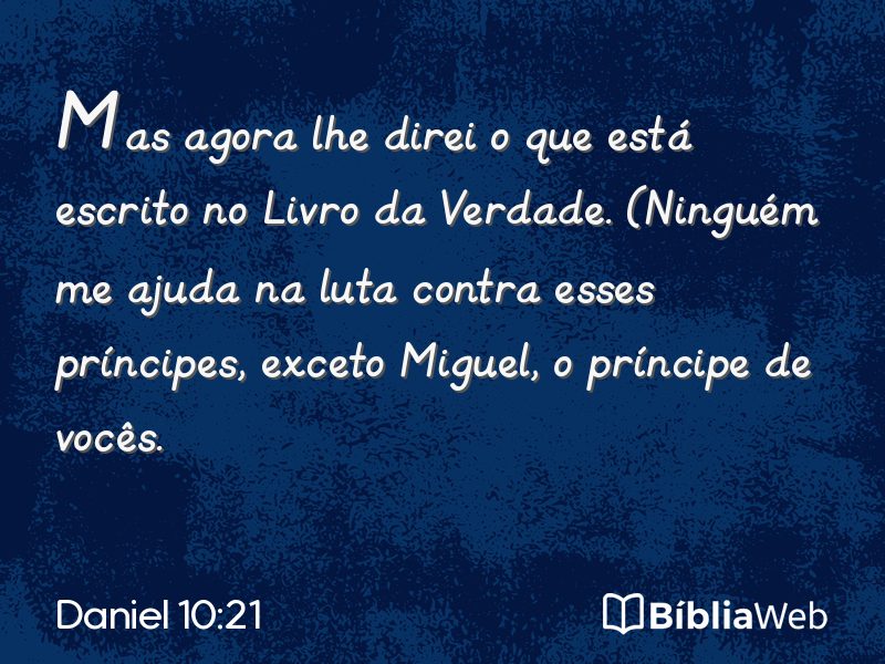 Daniel 10:21 em imagem para compartilhar