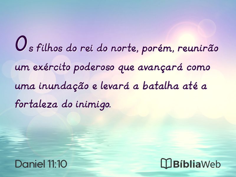 Daniel 11:10 em imagem para compartilhar