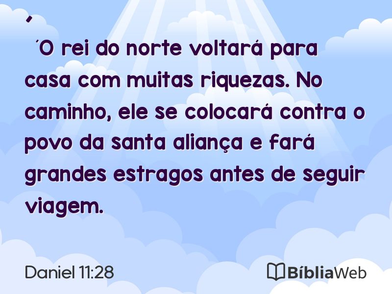 Daniel 11:28 em imagem para compartilhar