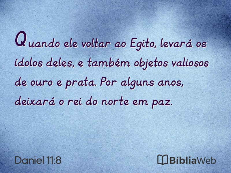 Daniel 11:8 em imagem para compartilhar