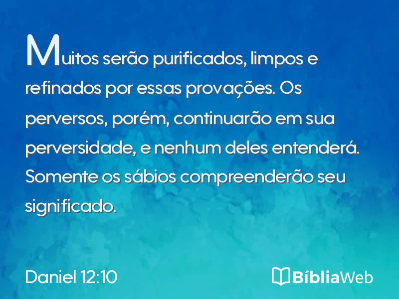 Daniel 12:10 em imagem para compartilhar