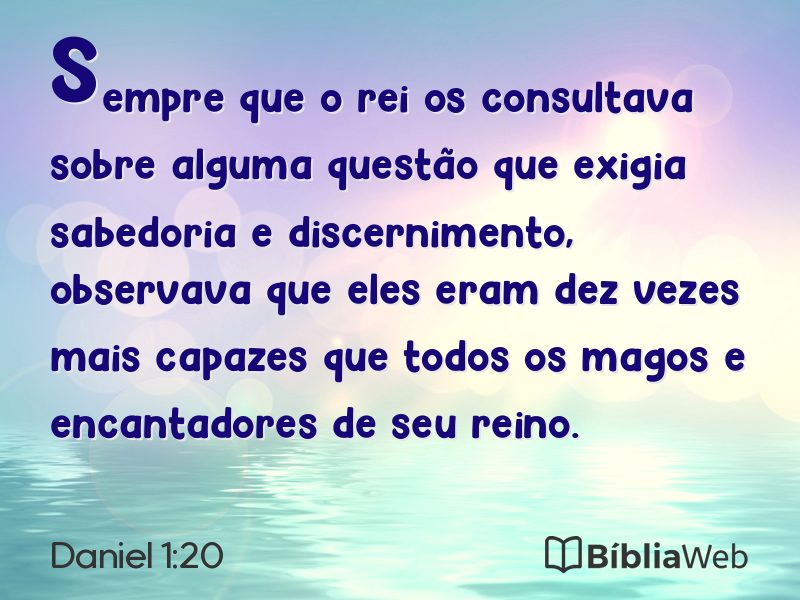 Daniel 1:20 em imagem para compartilhar