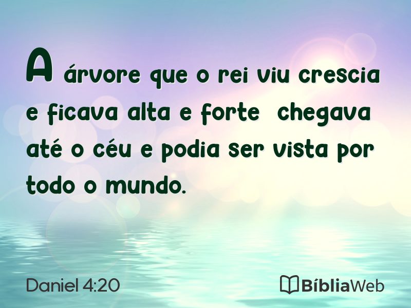 Daniel 4:20 em imagem para compartilhar