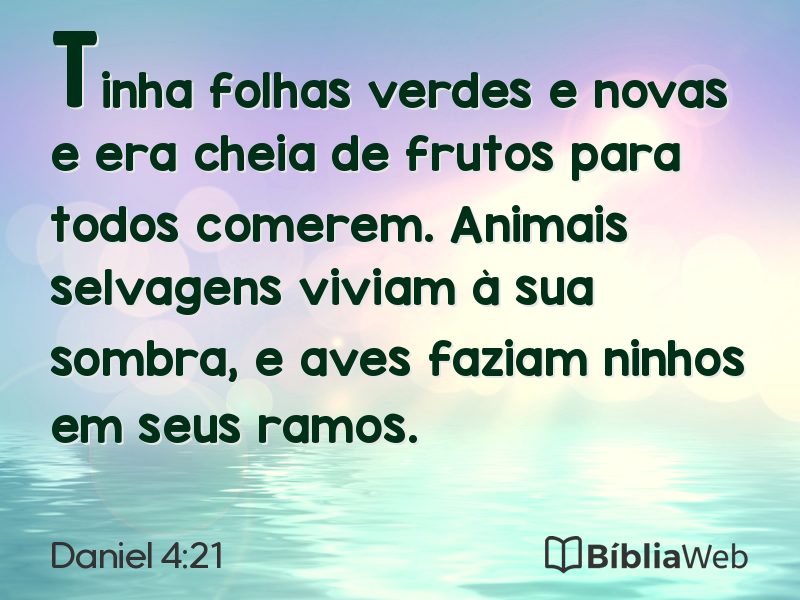 Daniel 4:21 em imagem para compartilhar