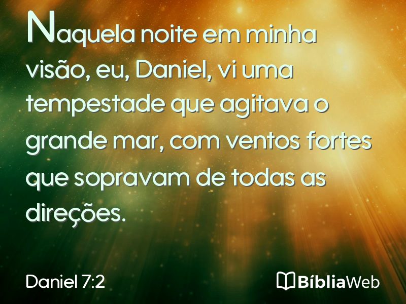 Daniel 7:2 em imagem para compartilhar