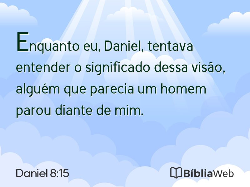 Daniel 8:15 em imagem para compartilhar
