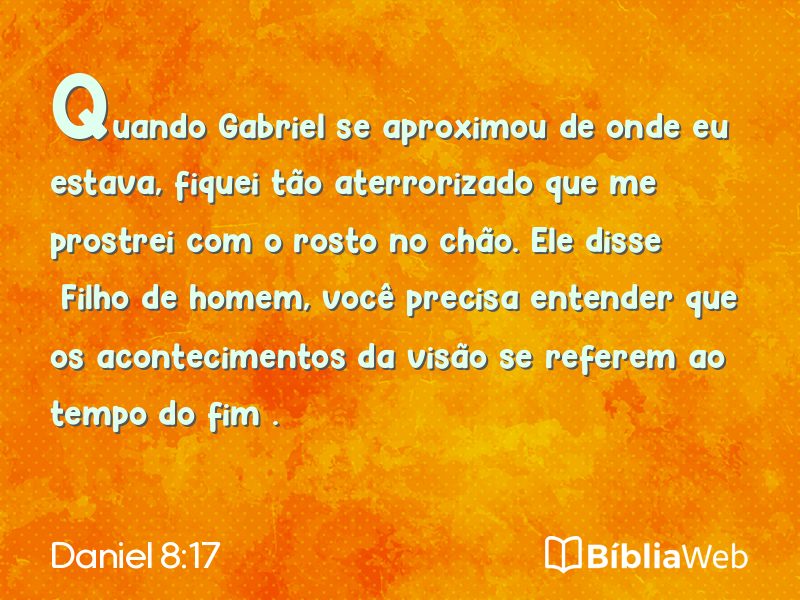 Daniel 8:17 em imagem para compartilhar