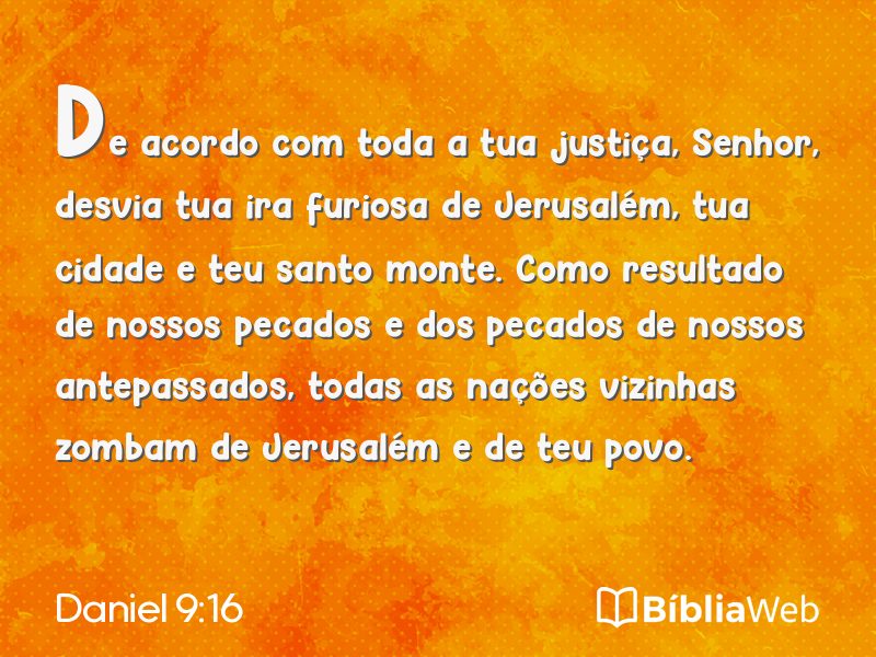 Daniel 9:16 em imagem para compartilhar