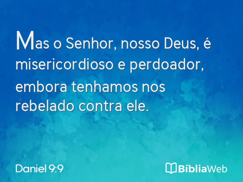 Daniel 9:9 em imagem para compartilhar