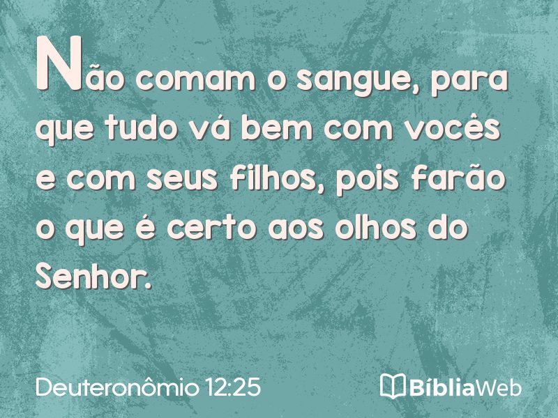 Deuteronômio 12:25 em imagem para compartilhar