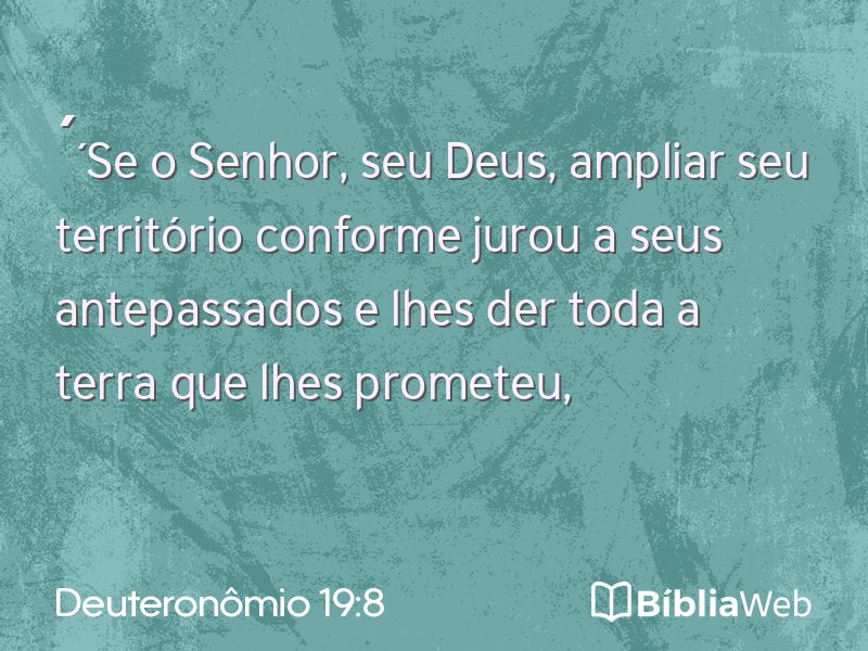 Deuteronômio 19:8 em imagem para compartilhar